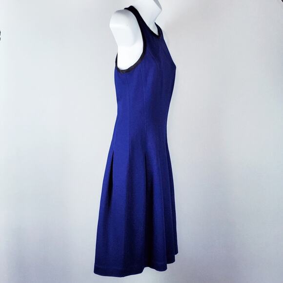 BANANA REPUBLIC Women's Blue A-Line Mini Dress Size 6 - Picture 3 of 9
